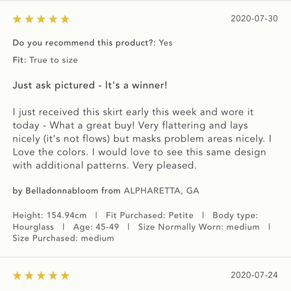 Anthropologie NWT Lanai MIDI Skirt Size XSP. - Picture 9 of 16